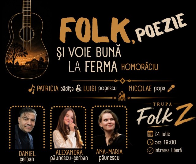 Când chitara îmbrățișează codrul: Folk, poezie și regăsire sub cerul liber la Ferma Homorâciu