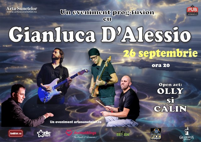 Gianluca D’Allesio revine cu show prog–fusion!