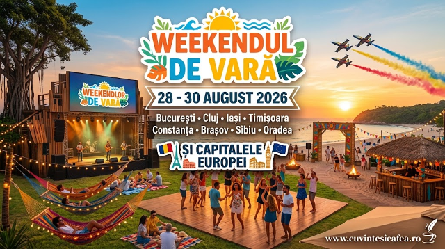 Agendă Culturală: Între „Cuvinte si Cafea”, Spectacolul BIAS și Festivalurile de Final de Vară (28-30 August 2026)