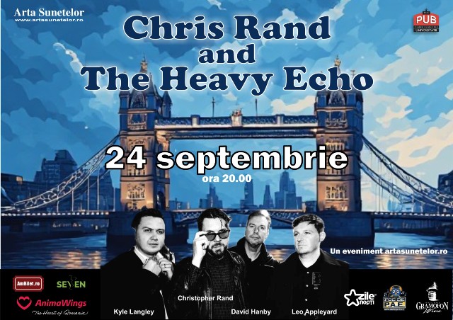 CHRIS RAND AND THE HEAVY ECHO începe miniturneul la Bucureşti!