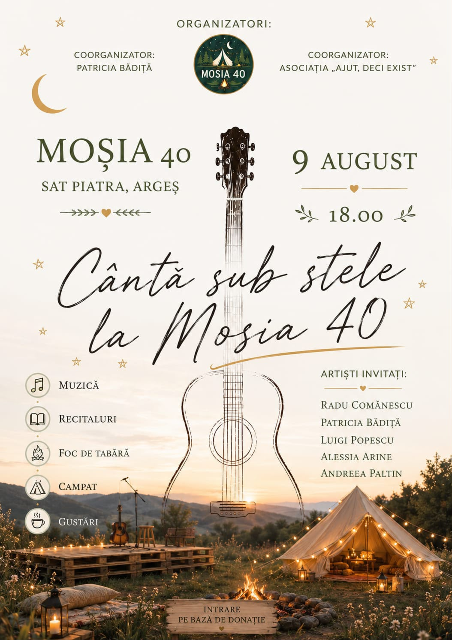 Cântă sub stele la Mosia 40