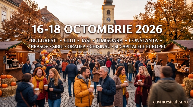 16-18 Oct. 2026 - Recomandări evenimente de weekend la Cuvinte și Cafea