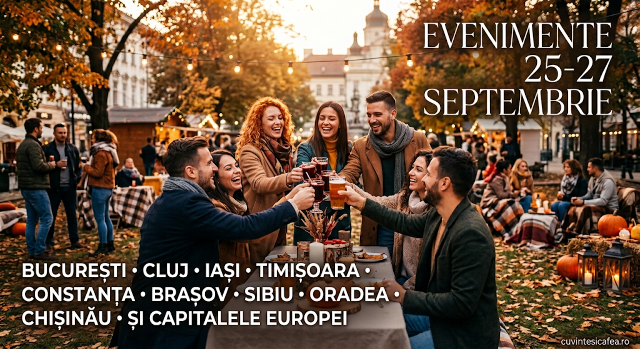 25-27 septembrie - Propuneri de evenimente - Cuvinte și Cafea